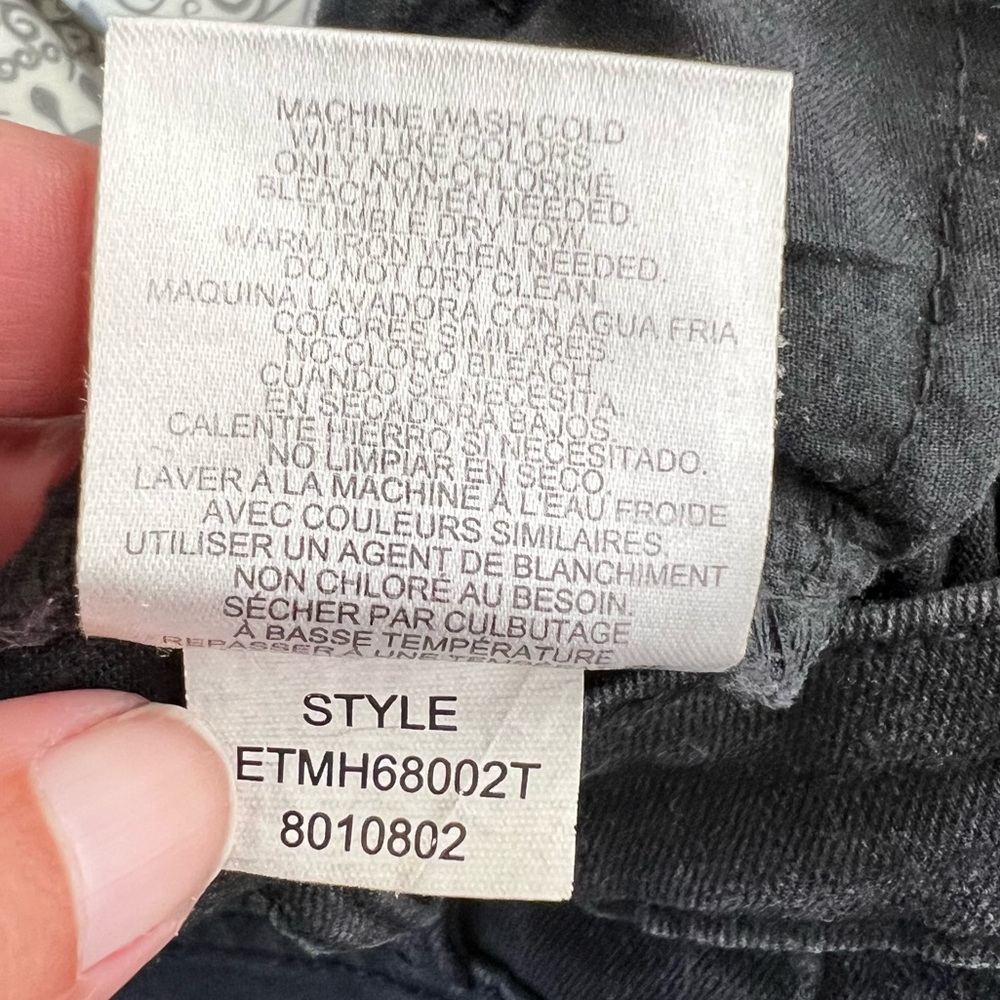 Ellen Tracy Refined Mid Rise Skinny Jeans in Faded Black Women’s Sz 4 - Picture 10 of 10